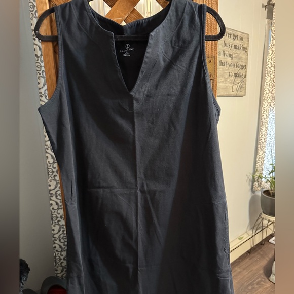 Lands' End Dresses & Skirts - Navy Blue Sleeveless Dress